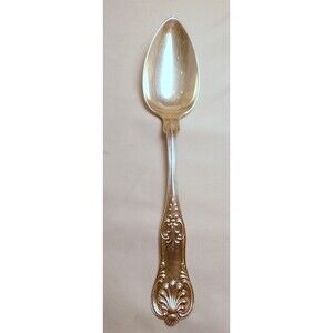 Vintage Gorham Sterling Silver Kings George Pattern Serving •Spoon 8" 2.7oz